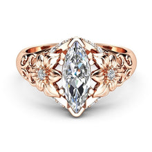 Load image into Gallery viewer, White Rose Gold Wedding Ring