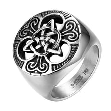 Load image into Gallery viewer, Silver Ring Round Vintage Ring