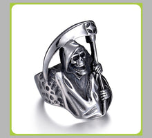 Load image into Gallery viewer, Vintage Punk Style Skull Ring
